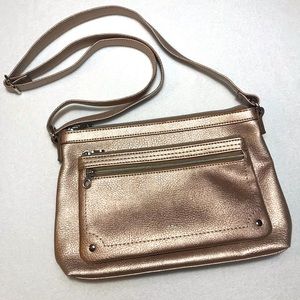 RELIC - Rose Gold Metallic Crossbody Bag